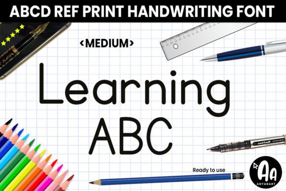 Abcd Ref Medium: A Typeface for Learning and Creative Design