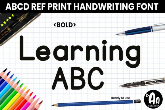 Discover Abcd Ref Bold: A Display Font for Learning and Design
