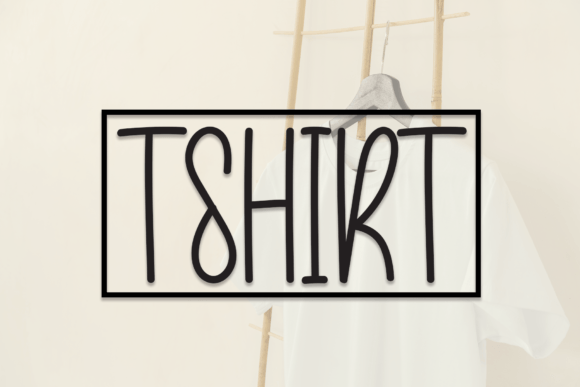 Discover the Tshirt Font: A Casual Handwritten Typeface for Creative Projects