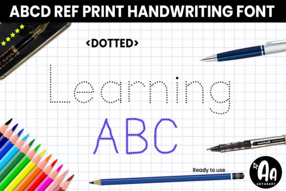 Exploring the ABCD Ref Dotted Typeface for Educational Design