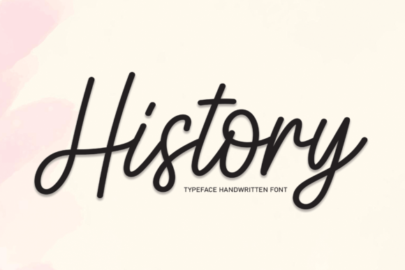 History: The Timeless Handwritten Font for Elegant Design