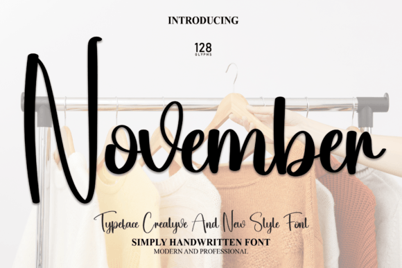 November: A Handwritten Font That Elevates Creative Projects