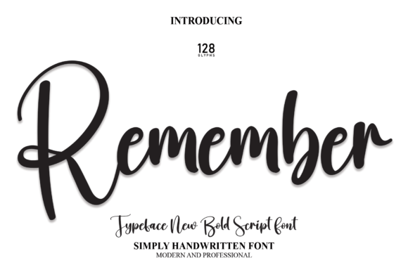 Remember: The Handwritten Font That Brings Warmth to Modern Design