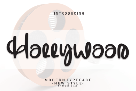 The Hollywood Font: A Handwritten Typeface for Elegant Designs